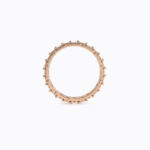 Round And Baguette Cut Lab Grown Diamond Eternity Wedding band - Image 15