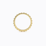 Round And Baguette Cut Lab Grown Diamond Eternity Wedding band - Image 10