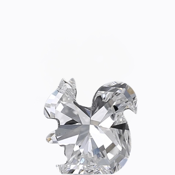 2 CT Squirrel-Shaped Lab Grown Diamond