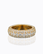 Moissanite Diamond Men's Finger Band Ring